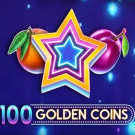 100 Golden Coins game by Amusnet Interactive – logo hosted on Stake Casino