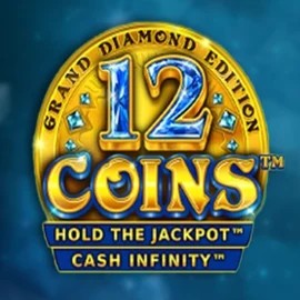12 Coins Grand Diamond Edition casino game by Wazdan – featured logo at Stake Casino