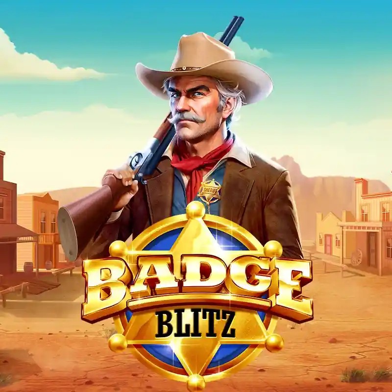 Enjoy Badge Blitz by Pragmatic Play – logo hosted on casinostakee.eu