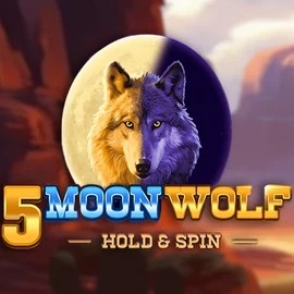 5 Moon Wolf slot visual from Apparat Gaming available on casinostakee.eu