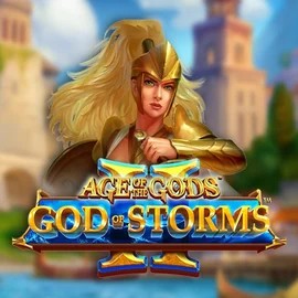 Age Of The Gods: God Of Storms 2 logo by Playtech at Stake Casino