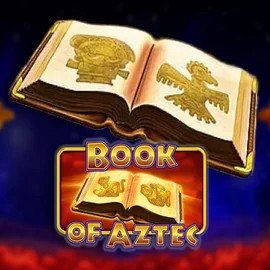 Book of Aztec online game logo by Amatic Industries on casinostakee.eu