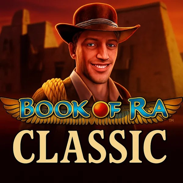 Book of Ra Classic slot visual from Novomatic available on casinostakee.eu