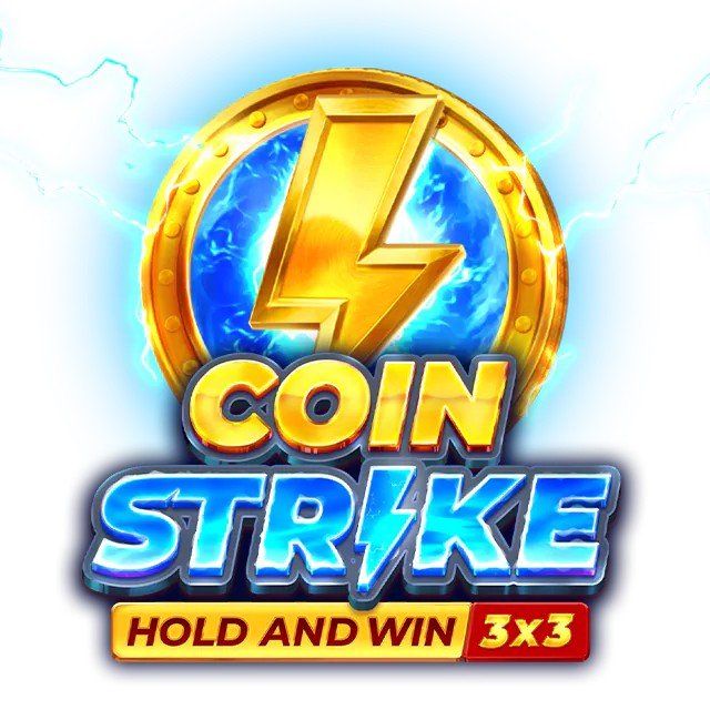Coin Strike: Hold and Win slot logo by Playson at Stake Casino