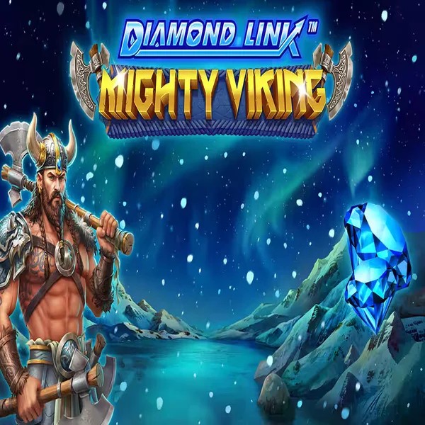 Diamond Link Mighty Viking online game logo by Greentube on casinostakee.eu