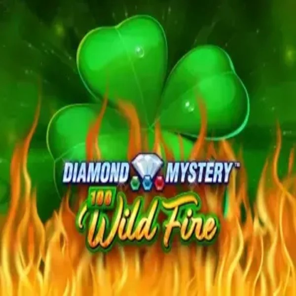 Diamond Mystery 100 Wild Fire by Greentube, showcased at casinostakee.eu – game logo