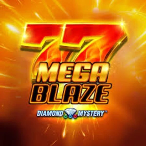 Diamond Mystery Mega Blaze logo by Greentube at Stake Casino