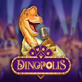 Official Slots logo: Dinopolis by Push Gaming at Stake Casino