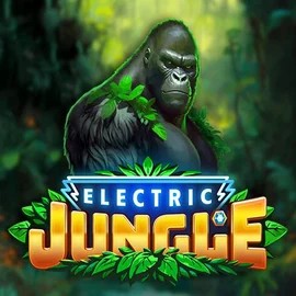 Electric Jungle slot logo by Atomic Slot Lab at Stake Casino