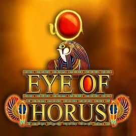 Eye of Horus logo by RTG (Reel Time Gaming) at Stake Casino