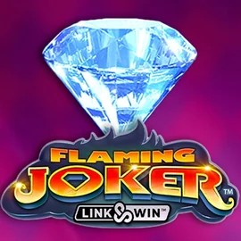 Flaming Joker Link and Win logo – Slots by Barstruck at Stake Casino