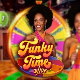 Funky Time game by Evolution – logo hosted on Stake Casino