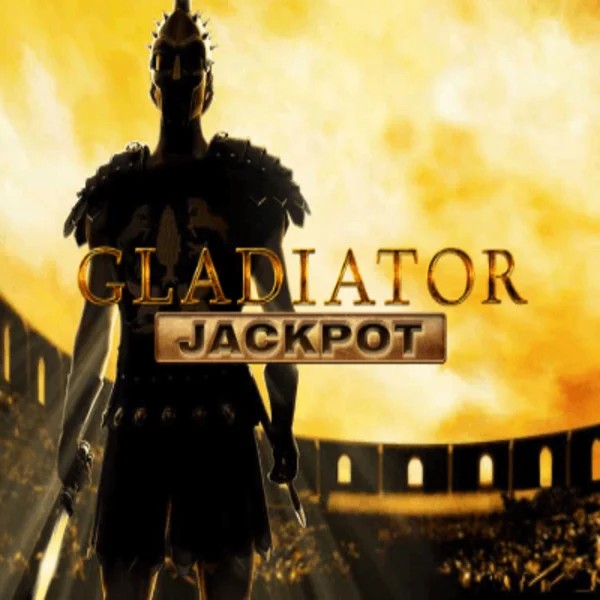 Gladiator Jackpot slot logo by Playtech at Stake Casino