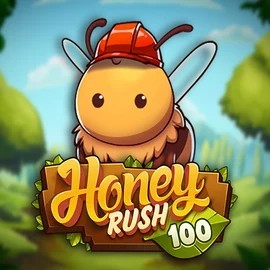 Honey Rush 100 slot visual from Play'n GO available on casinostakee.eu