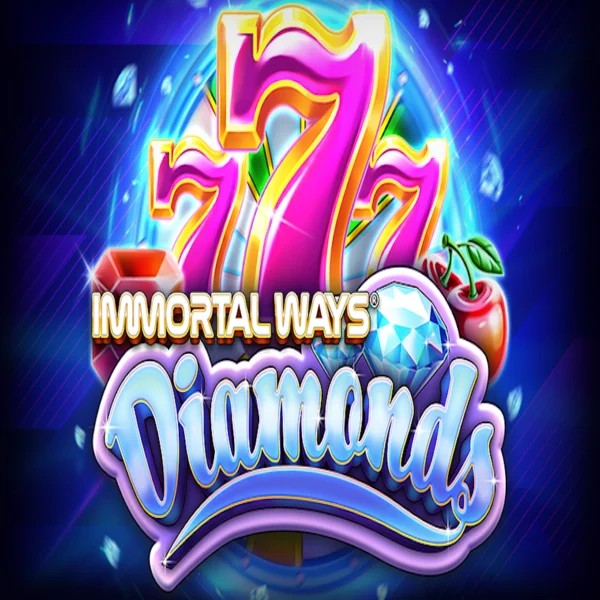 Immortal Ways Diamonds game by RubyPlay – logo hosted on Stake Casino