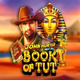 John Hunter and the Book of Tut online game logo by Pragmatic Play on casinostakee.eu