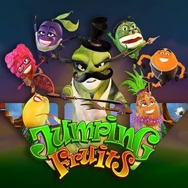 Jumping Fruits logo – Slots by Wazdan at Stake Casino