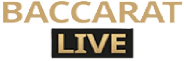 Live Baccarat online game logo by Evolution on casinostakee.eu