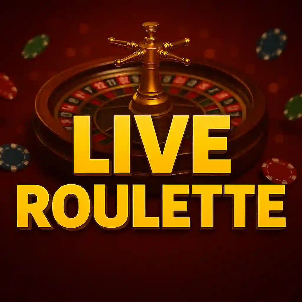 Official Live Casino logo: Live Roulette by Evolution at Stake Casino