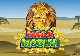Mega Moolah slot logo – Slots by Games Global at Stake Casino
