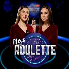 Mega Roulette game by Pragmatic Play – logo hosted on Stake Casino