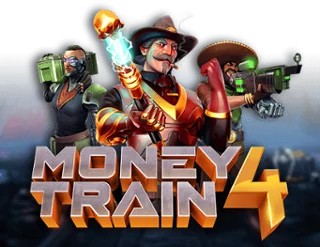Slots logo of Money Train 4 from Relax Gaming at Stake Casino