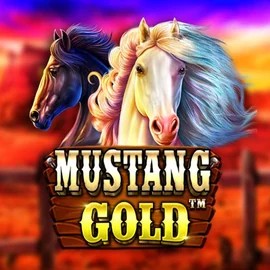 Slots logo of Mustang Gold from Pragmatic Play at Stake Casino