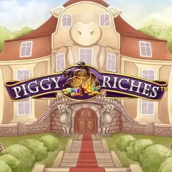 Official Slots logo: Piggy Riches by NetEnt at Stake Casino