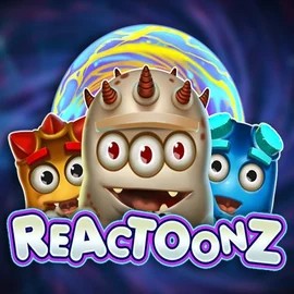 Reactoonz logo by Play'n GO Stake Casino