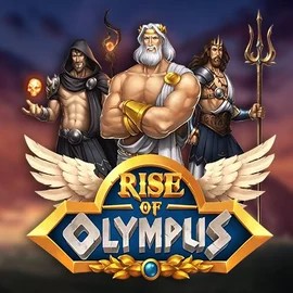Official Slots logo: Rise of Olympus by Play'n GO at Stake Casino