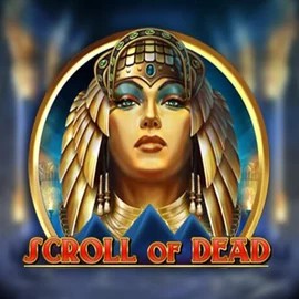 Scroll of Dead slot logo by Play'n GO at Stake Casino