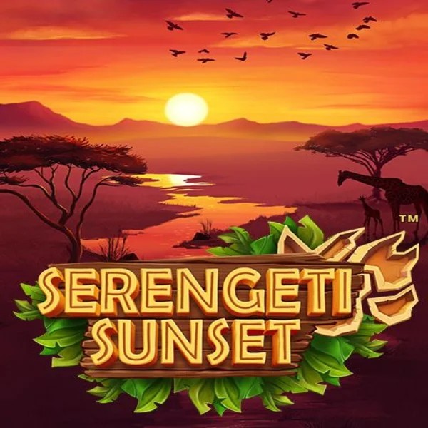 Serengeti Sunset online game logo by Skywind Group on casinostakee.eu