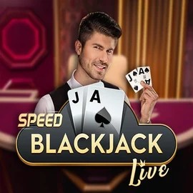 Official Live Casino logo: Speed Blackjack by Pragmatic Play at Stake Casino