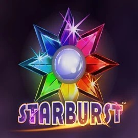 Starburst casino game by NetEnt – featured logo at Stake Casino