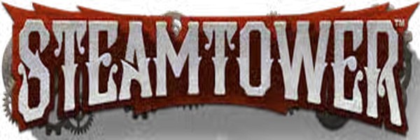 Steam Tower Slot online game logo by NetEnt on casinostakee.eu