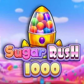 Sugar Rush 1000 game by Pragmatic Play – logo hosted on Stake Casino