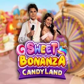 Sweet Bonanza Candy Land Live slot logo by Pragmatic Play at Stake Casino