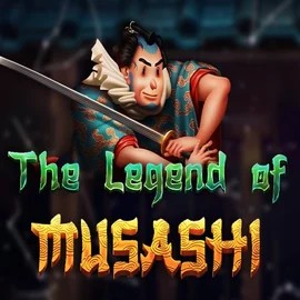 Official Slots logo: The Legend of Musashi by Peter & Sons at Stake Casino