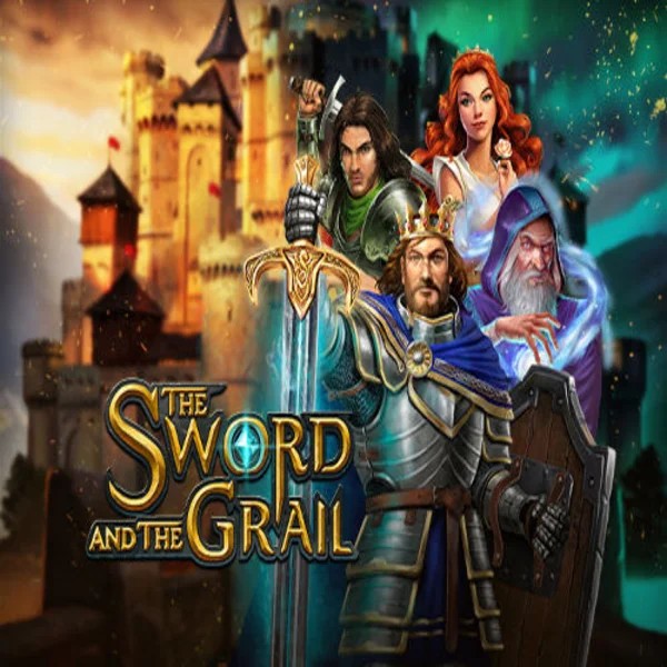 The Sword and the Grail logo – Slots by Play'n GO at Stake Casino